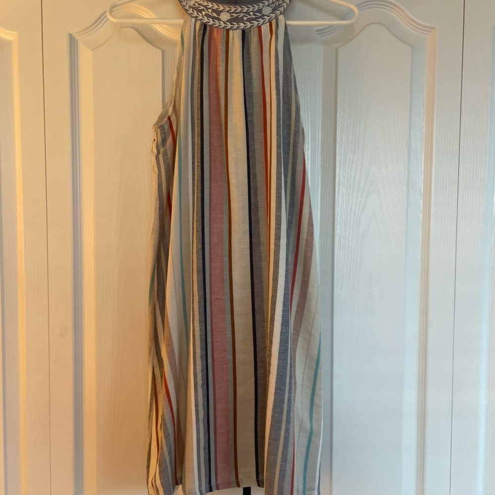 Striped Sleeveless Dress